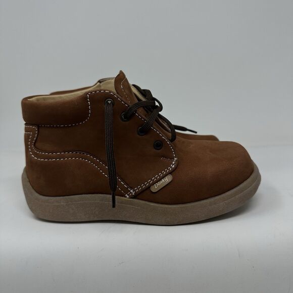 VTG ANKLE BOOTS YOUTH  Size 20/5 ORIGINAL DINKY LEATHER SHOES RARE! Excellent - Picture 10 of 14